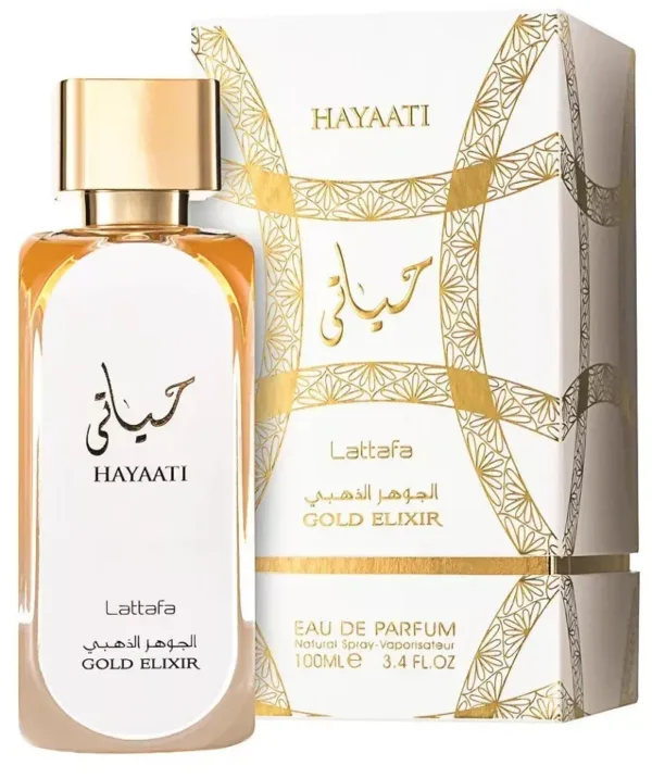 Hayaati Gold Elixir Perfume Spray by Lattafa